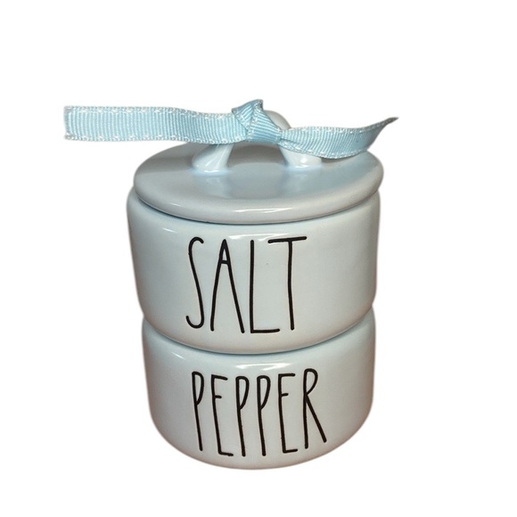 Rae Dunn Stacker Salt & Pepper Stacker Pastel Baby Blue - Picture 5 of 11